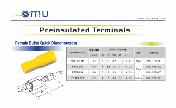 Female Bullet Quick Disconnectors FRD
