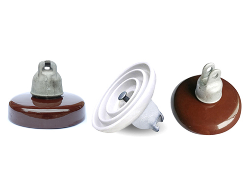 Porcelain suspension insulators